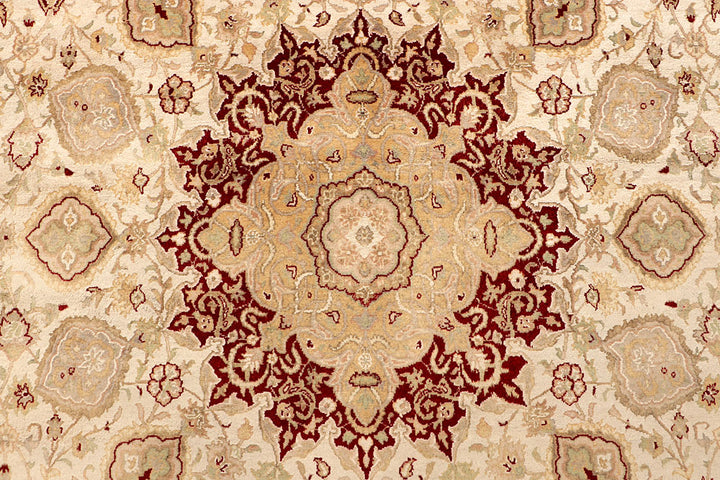 Blanched Almond Ardibil 8' 11 x 12' 1 - No. 67524 - ALRUG Rug Store
