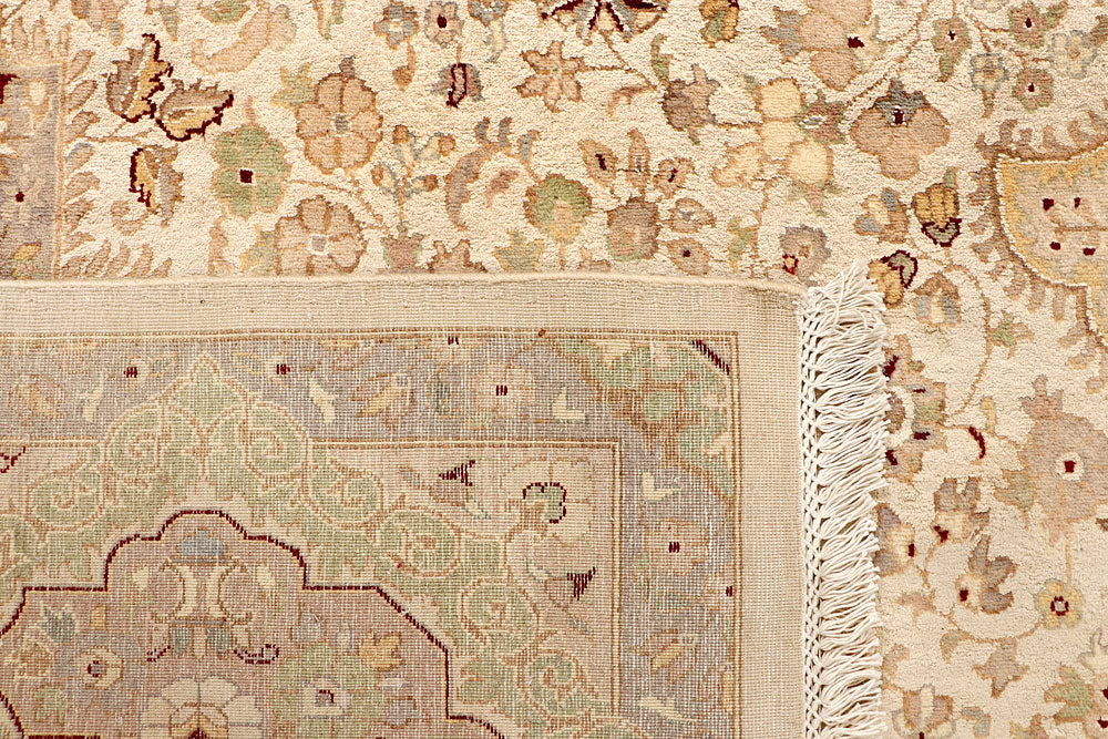 Blanched Almond Kirman 8' 11 x 12' 2 - No. 67525 - ALRUG Rug Store