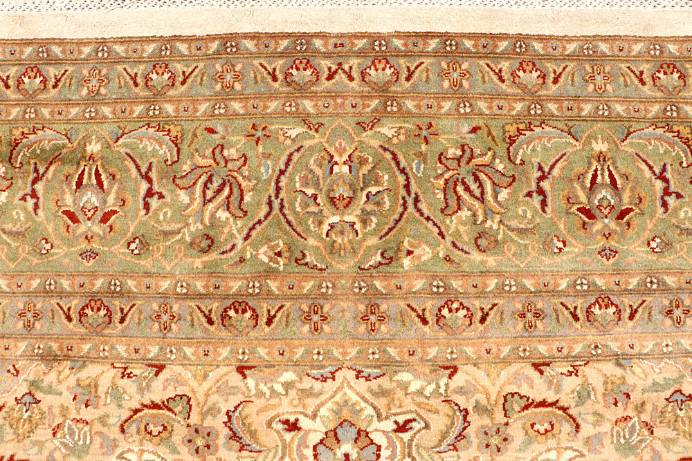 Blanched Almond Kashan 8' 10 x 12' 1 - No. 67526 - ALRUG Rug Store