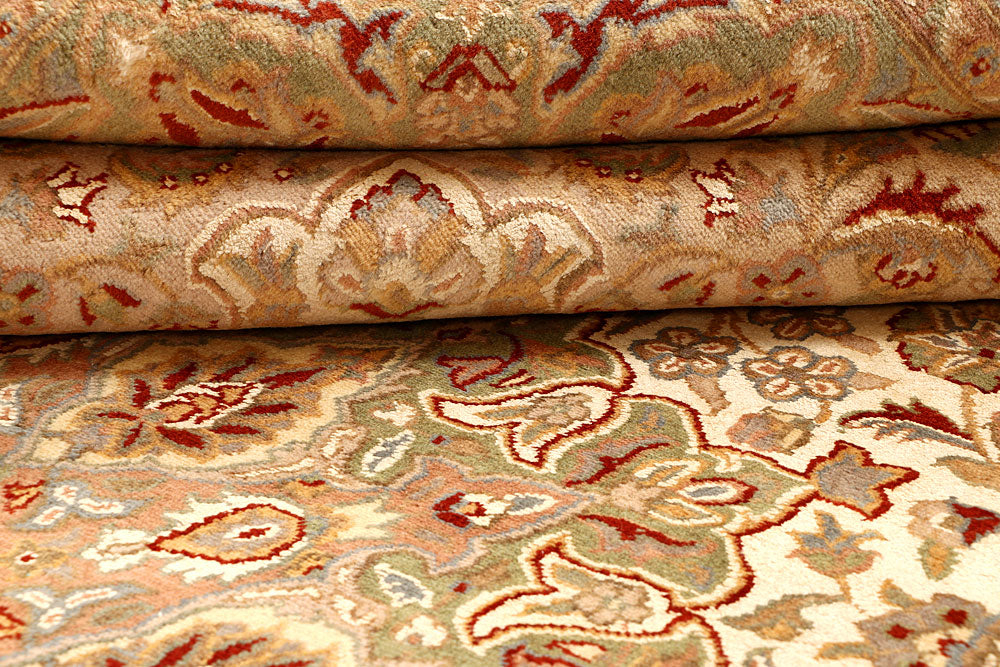 Blanched Almond Kashan 8' 10 x 12' 1 - No. 67526 - ALRUG Rug Store