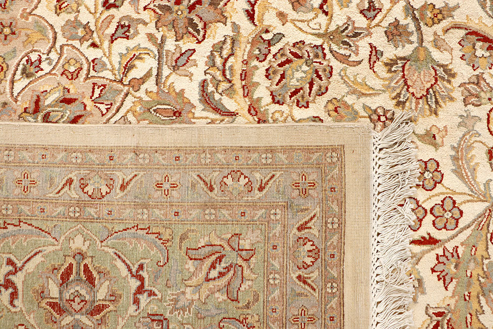 Blanched Almond Kashan 8' 10 x 12' 1 - No. 67526 - ALRUG Rug Store