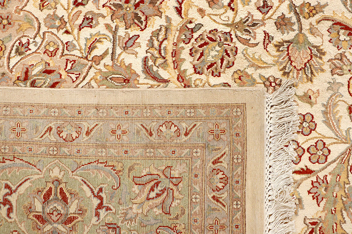 Blanched Almond Kashan 8' 10 x 12' 1 - No. 67526 - ALRUG Rug Store