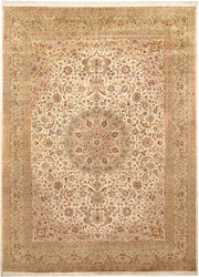 Blanched Almond Kashan 8' 10 x 12' 1 - No. 67526 - ALRUG Rug Store