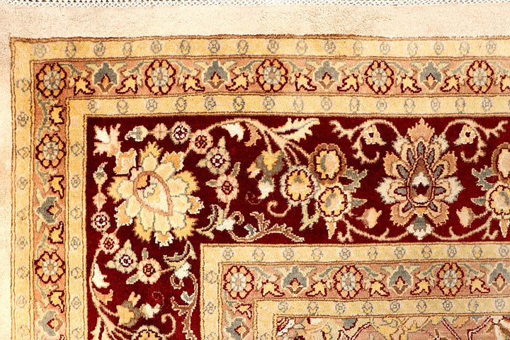 Ivory Kirman 9' x 12' 2 - No. 67527 - ALRUG Rug Store