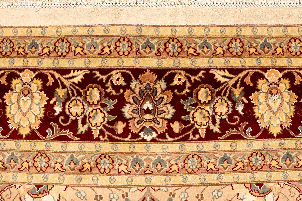 Ivory Kirman 9' x 12' 2 - No. 67527 - ALRUG Rug Store