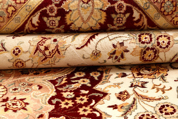 Ivory Kirman 9' x 12' 2 - No. 67527 - ALRUG Rug Store