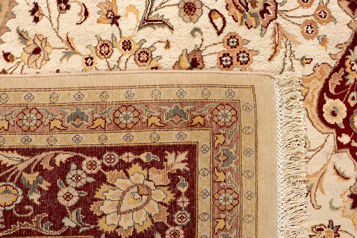 Ivory Kirman 9' x 12' 2 - No. 67527 - ALRUG Rug Store