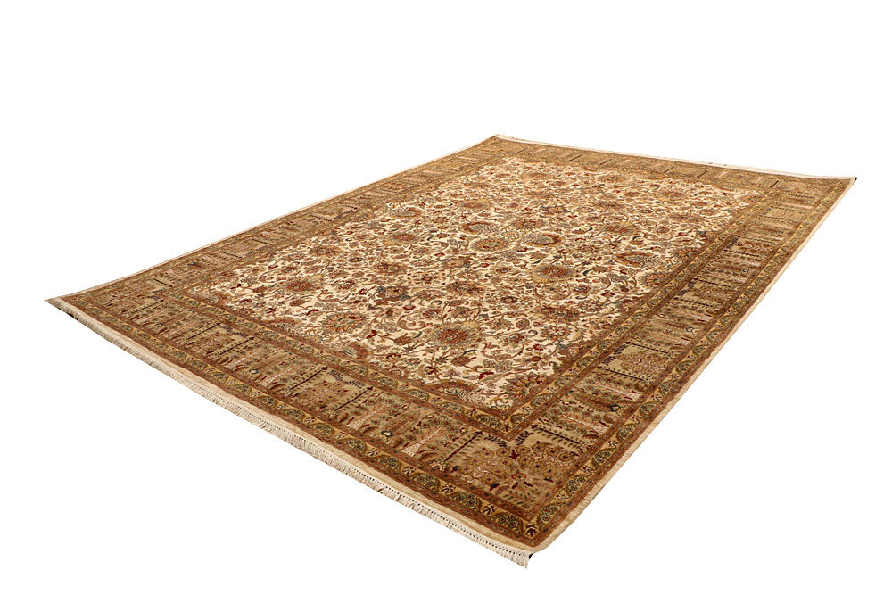 Cornsilk Mahal 9' 1 x 12' 2 - No. 67528 - ALRUG Rug Store