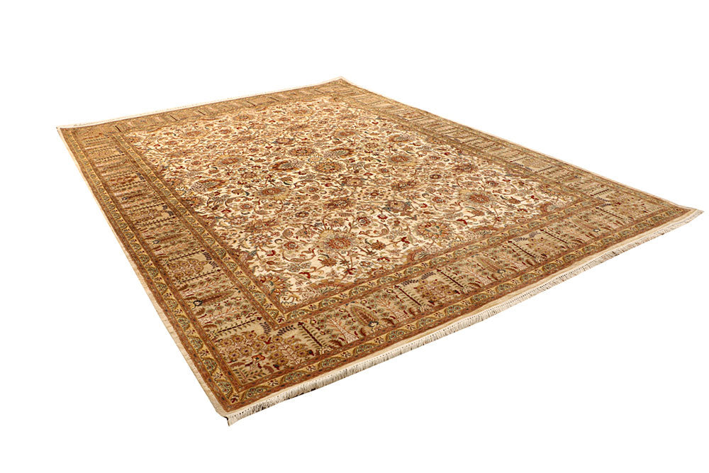 Cornsilk Mahal 9' 1 x 12' 2 - No. 67528 - ALRUG Rug Store