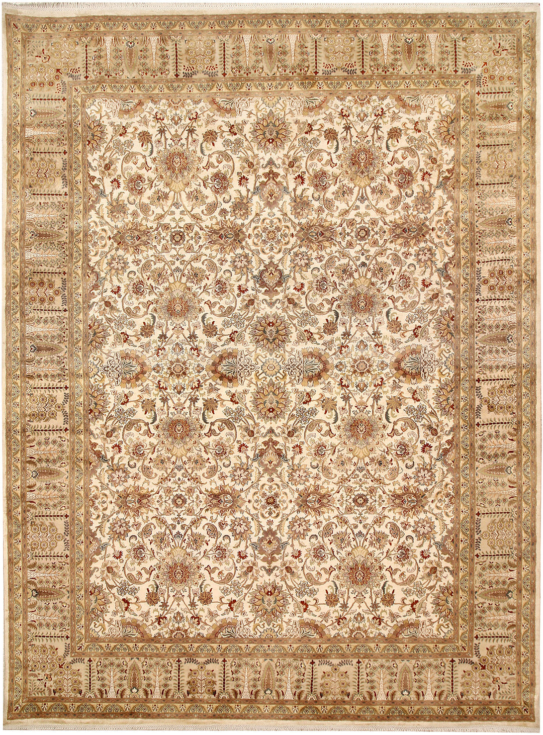 Cornsilk Mahal 9' 1 x 12' 2 - No. 67528 - ALRUG Rug Store