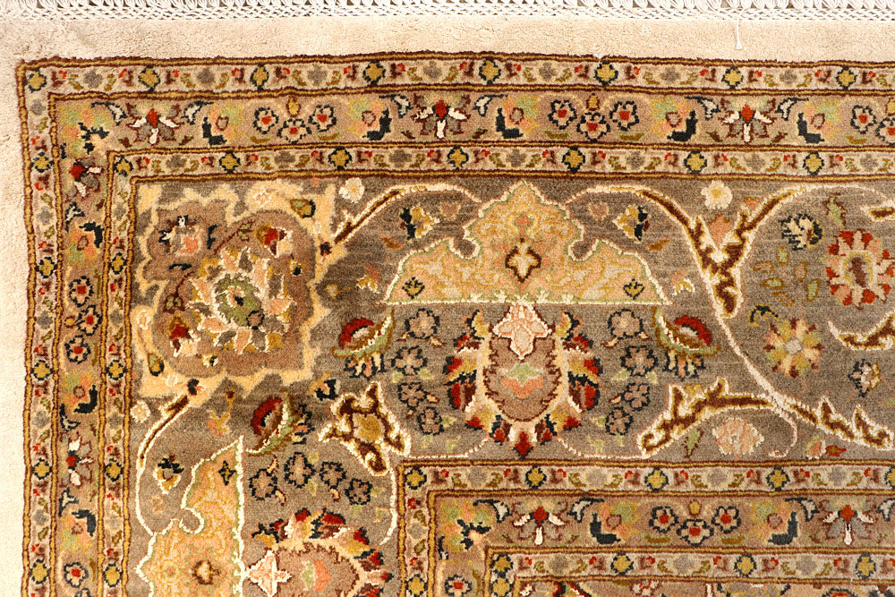 Ivory Kashan 9' 1 x 12' 4 - No. 67529 - ALRUG Rug Store