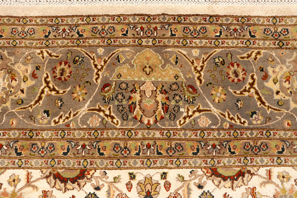 Ivory Kashan 9' 1 x 12' 4 - No. 67529 - ALRUG Rug Store