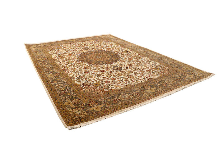 Ivory Kashan 9' 1 x 12' 4 - No. 67529 - ALRUG Rug Store