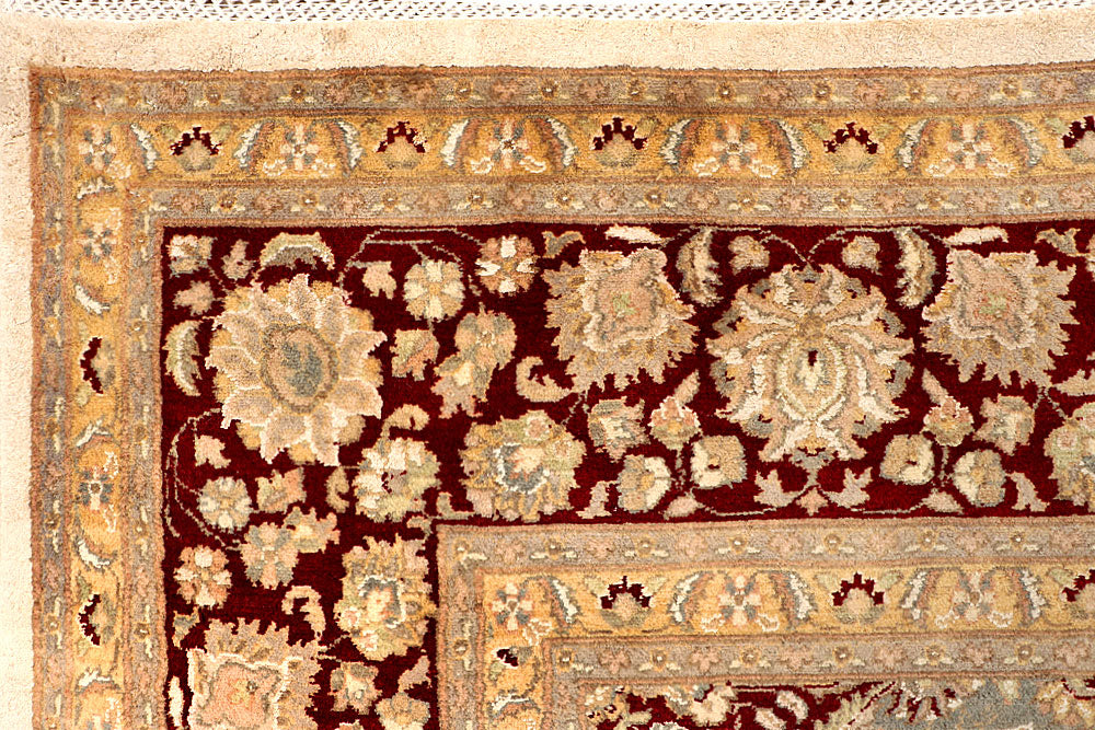 Blanched Almond Kirman 8' 11 x 12' 1 - No. 67530 - ALRUG Rug Store