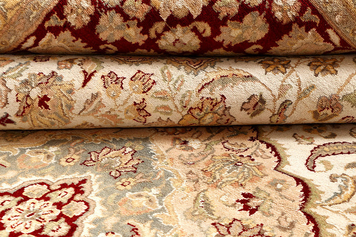 Blanched Almond Kirman 8' 11 x 12' 1 - No. 67530 - ALRUG Rug Store