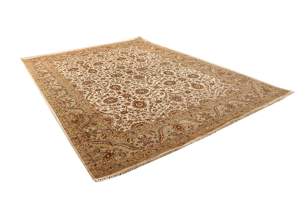 Cornsilk Mahal 9' 1 x 12' 6 - No. 67531 - ALRUG Rug Store
