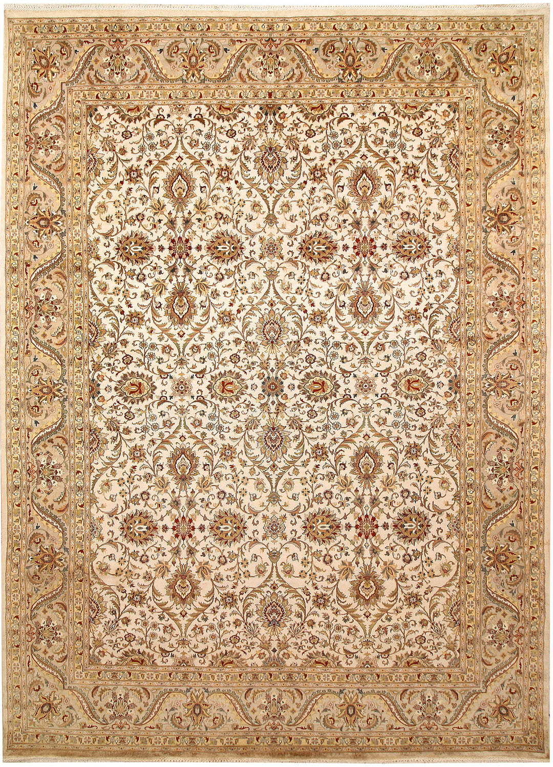 Cornsilk Mahal 9' 1 x 12' 6 - No. 67531 - ALRUG Rug Store
