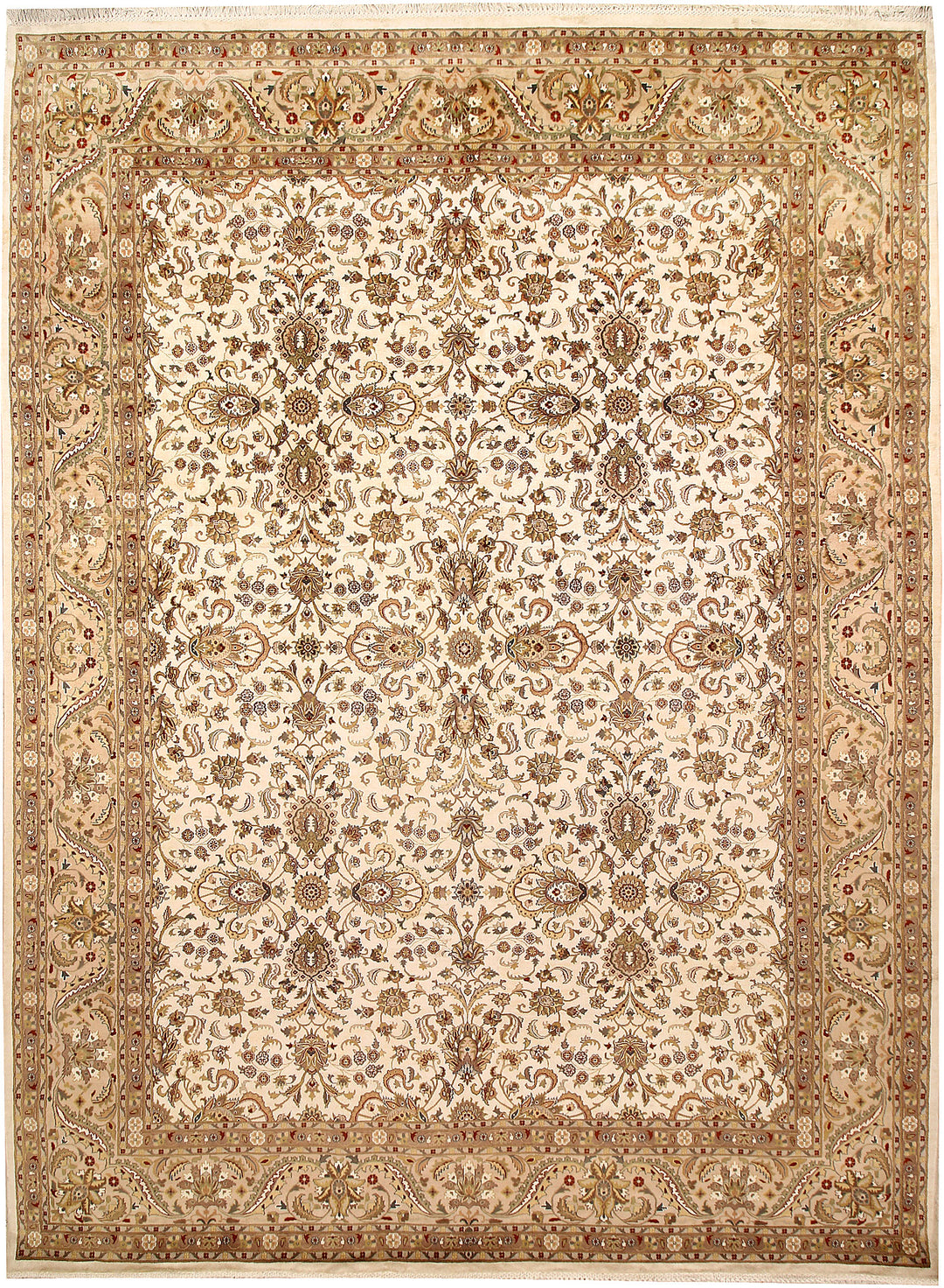 Cornsilk Mahal 9' 1 x 12' 2 - No. 67532 - ALRUG Rug Store
