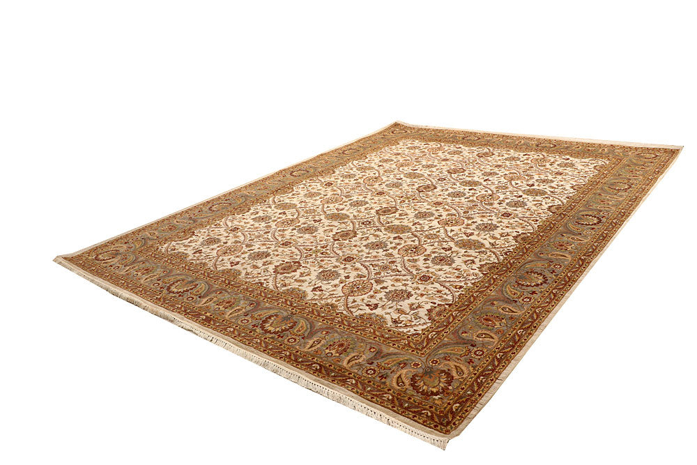 Ivory Sultanabad 9' 2 x 12' 3 - No. 67534 - ALRUG Rug Store