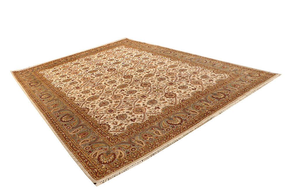 Ivory Sultanabad 9' 2 x 12' 3 - No. 67534 - ALRUG Rug Store