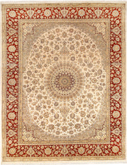 Blanched Almond Isfahan 8' x 10' 2 - No. 67537 - ALRUG Rug Store