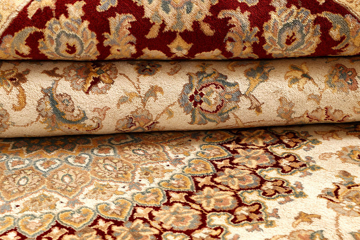 Antique White Isfahan 8' x 10' 3 - No. 67539 - ALRUG Rug Store