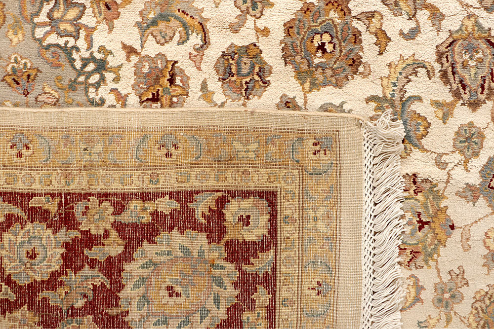 Antique White Isfahan 8' x 10' 3 - No. 67539 - ALRUG Rug Store