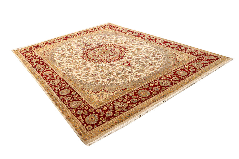 Ivory Isfahan 7' 10 x 10' 5 - No. 67543 - ALRUG Rug Store