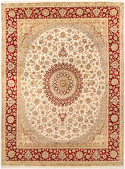 Ivory Isfahan 7' 10 x 10' 5 - No. 67543 - ALRUG Rug Store