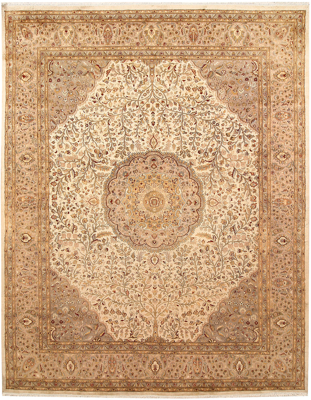 Blanched Almond Tree of Life 8' x 10' 1 - No. 67550 - ALRUG Rug Store
