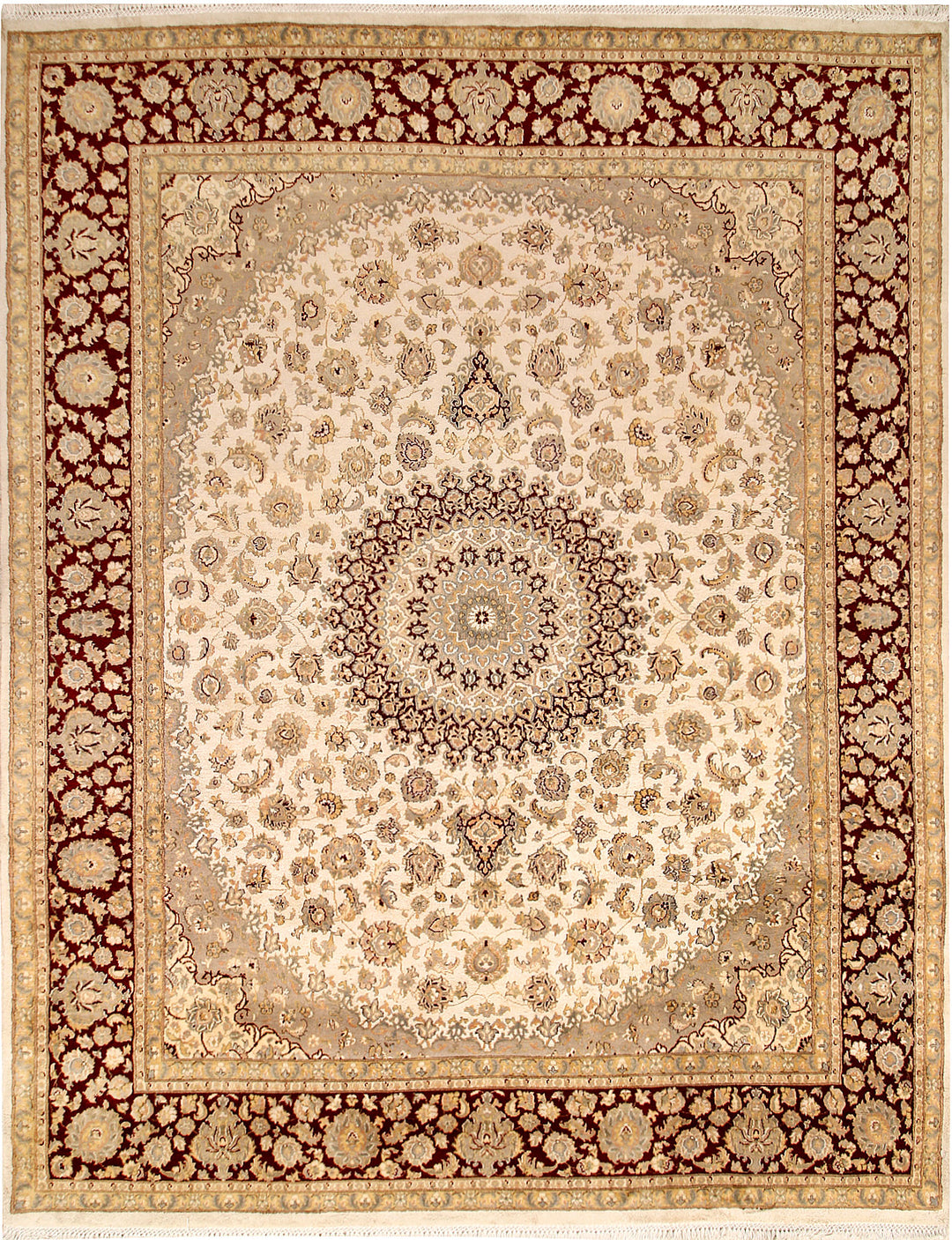 Blanched Almond Isfahan 8' x 10' 2 - No. 67551 - ALRUG Rug Store