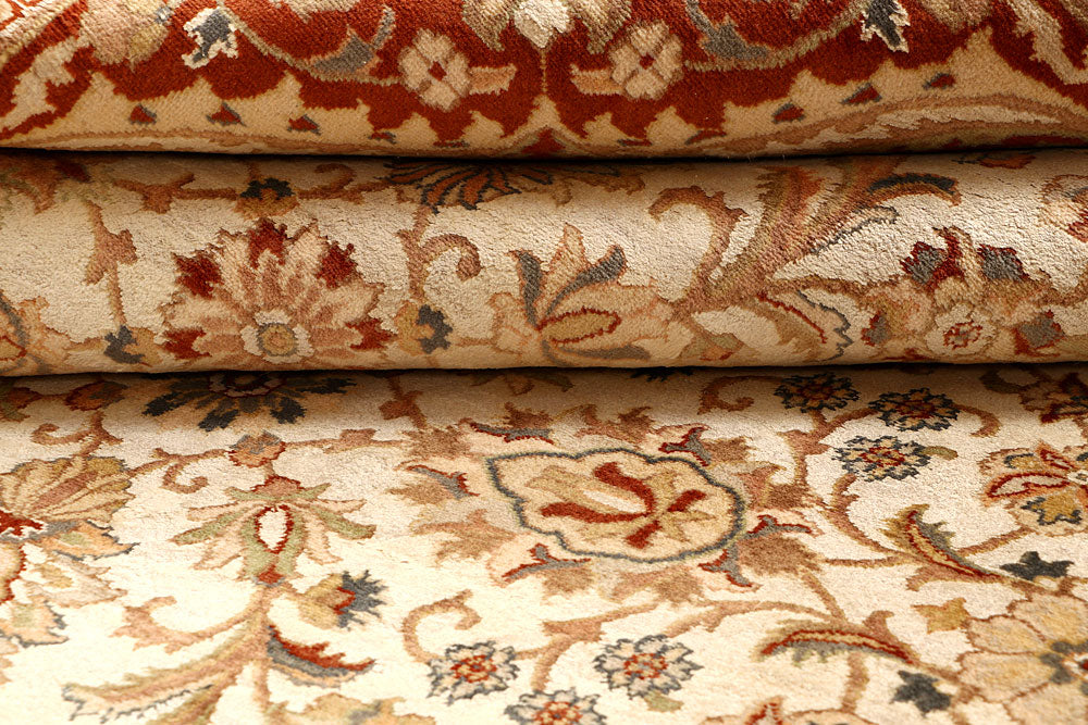 Antique White Mahal 8' 1 x 10' 3 - No. 67554 - ALRUG Rug Store