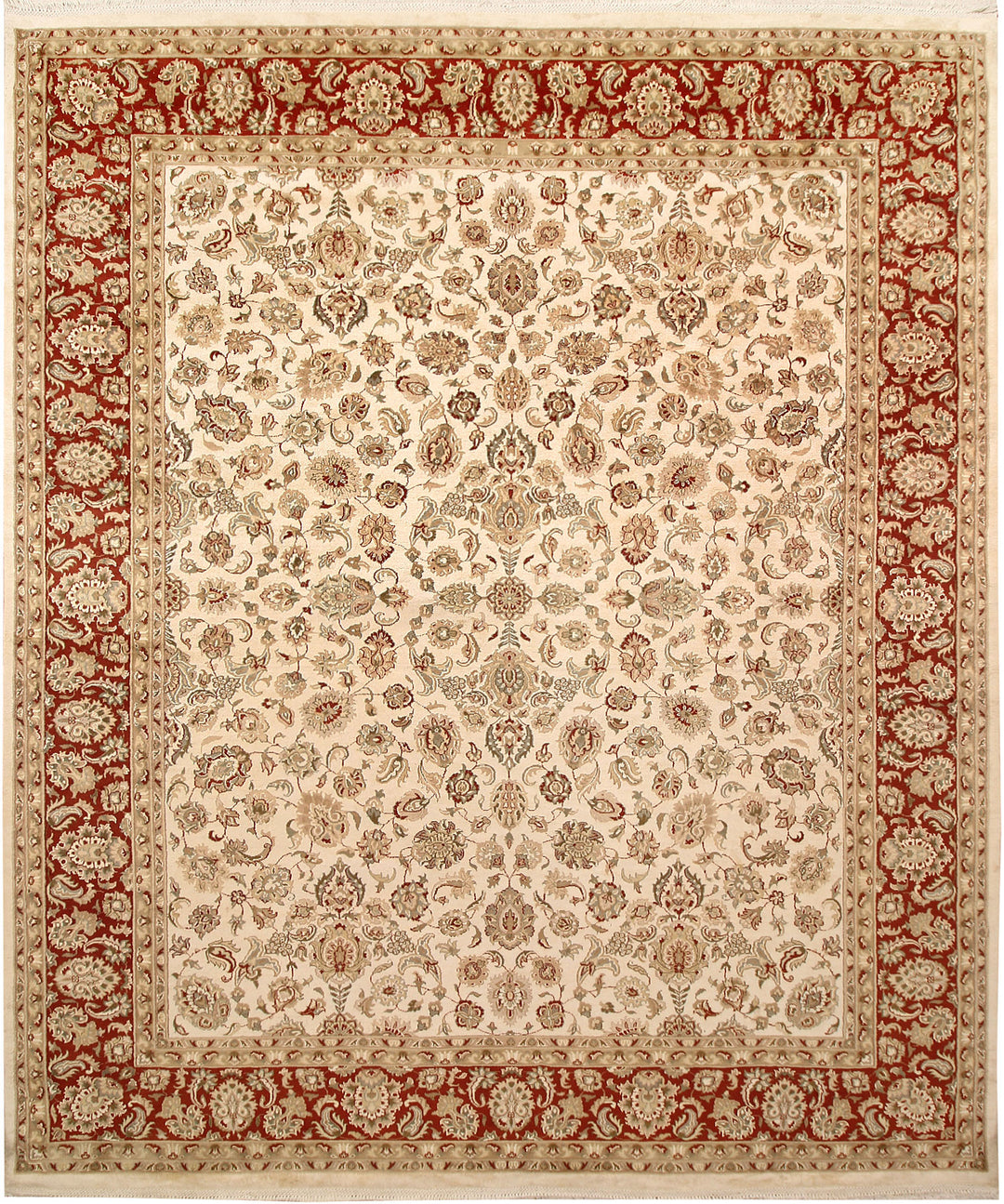 Ivory Mahal 7' 10 x 10' 2 - No. 67565 - ALRUG Rug Store
