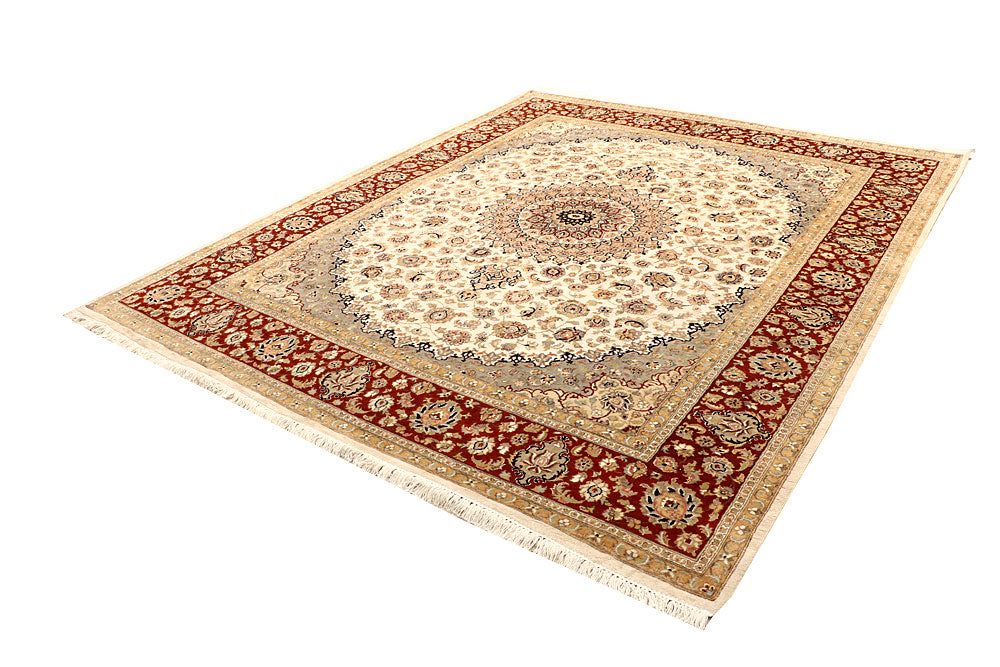 Blanched Almond Isfahan 8' x 9' 9 - No. 67566 - ALRUG Rug Store