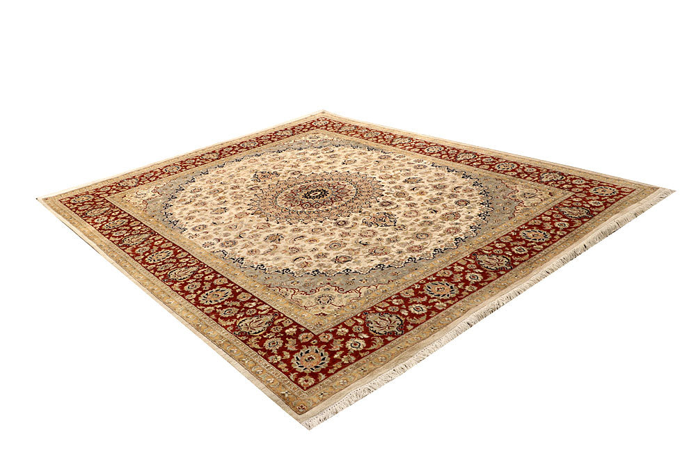 Blanched Almond Isfahan 8' x 9' 9 - No. 67566 - ALRUG Rug Store