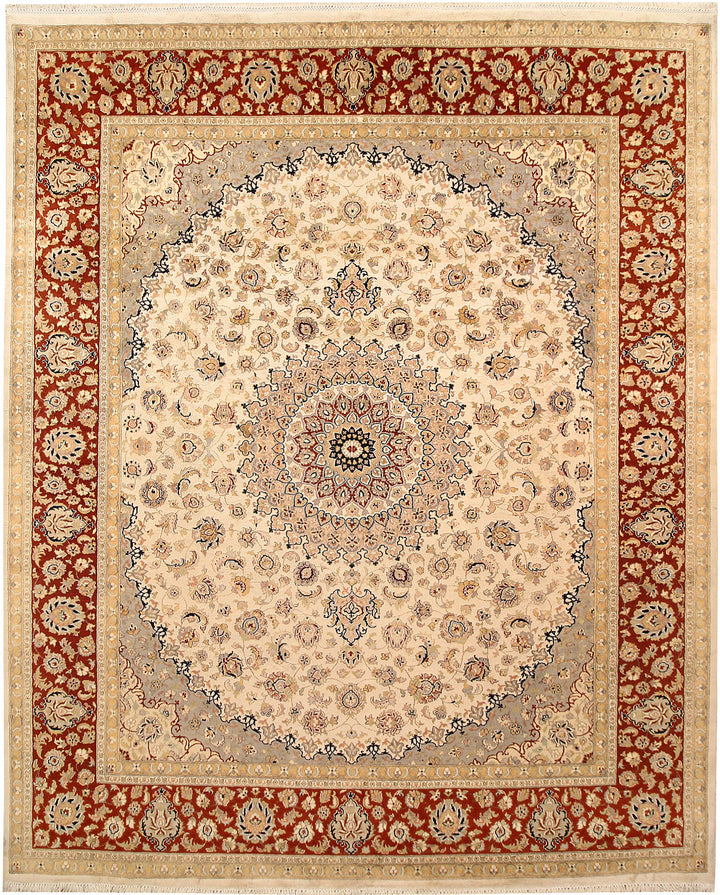 Blanched Almond Isfahan 8' x 9' 9 - No. 67566 - ALRUG Rug Store