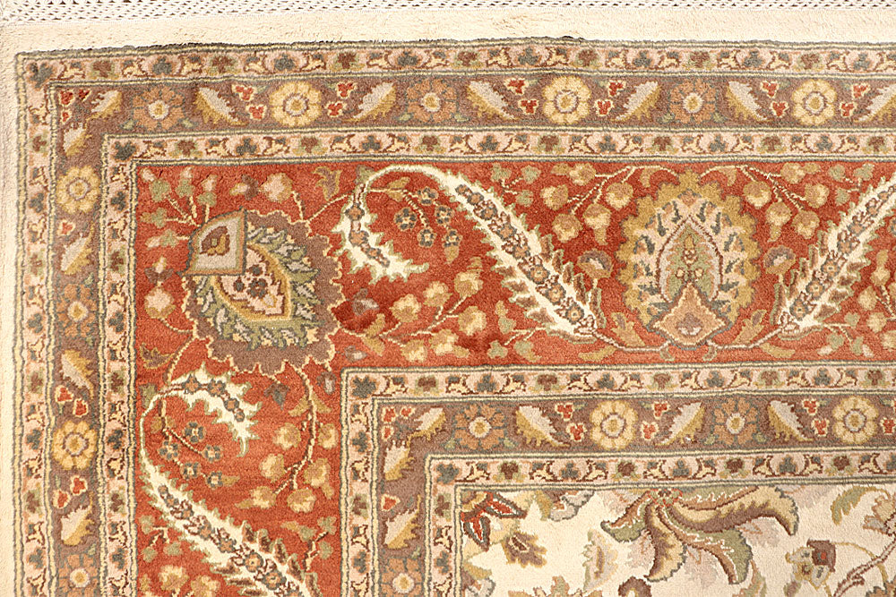 Antique White Mahal 7' 11 x 10' 1 - No. 67567 - ALRUG Rug Store