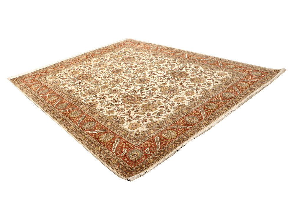 Antique White Mahal 7' 11 x 10' 1 - No. 67567 - ALRUG Rug Store