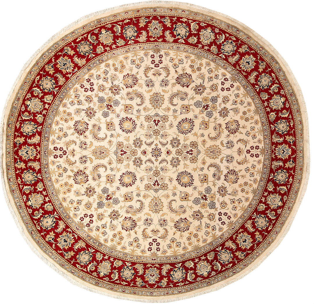 Blanched Almond Mahal 7' 10 x 8' 2 - No. 67571 - ALRUG Rug Store