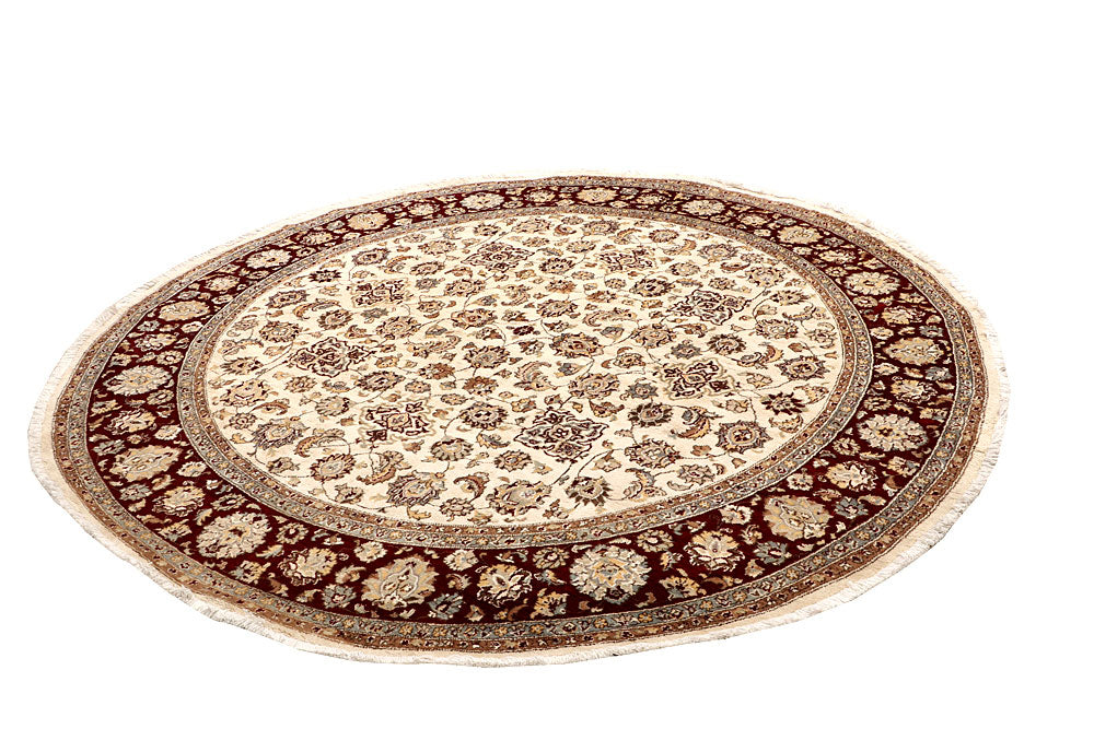 Blanched Almond Mahal 7' 11 x 8' 1 - No. 67572 - ALRUG Rug Store