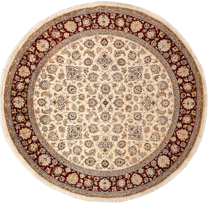 Blanched Almond Mahal 7' 11 x 8' 1 - No. 67572 - ALRUG Rug Store