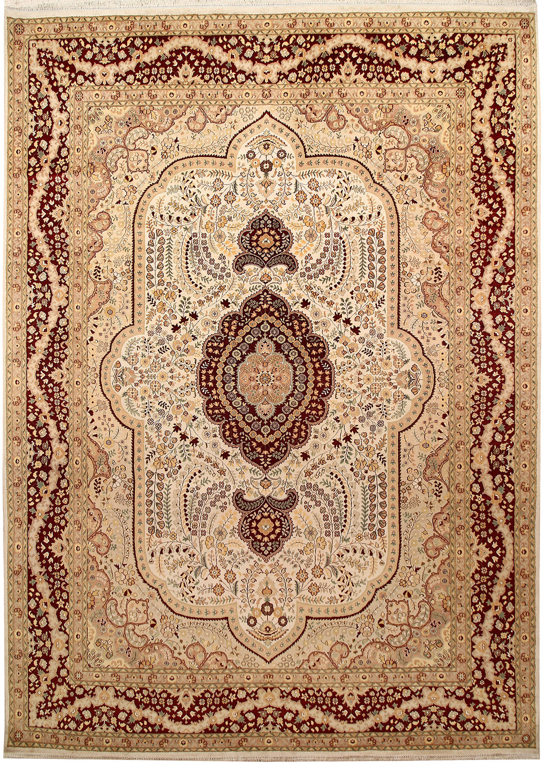 Blanched Almond Isfahan 10' x 13' 10 - No. 67575 - ALRUG Rug Store