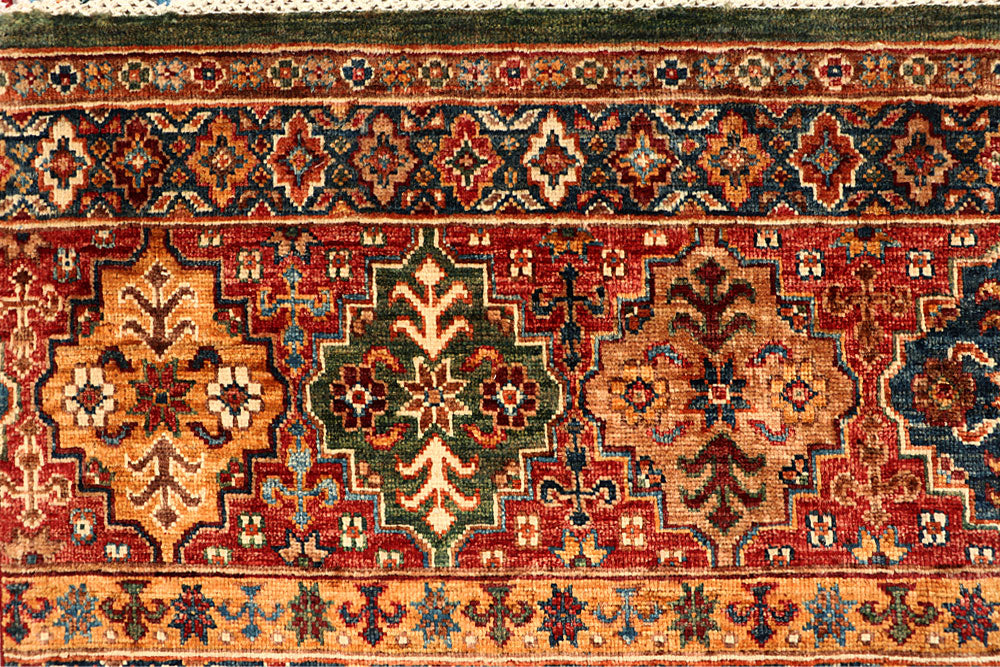 Multi Colored Kazak 4' 9 x 6' 9 - No. 67578 - ALRUG Rug Store