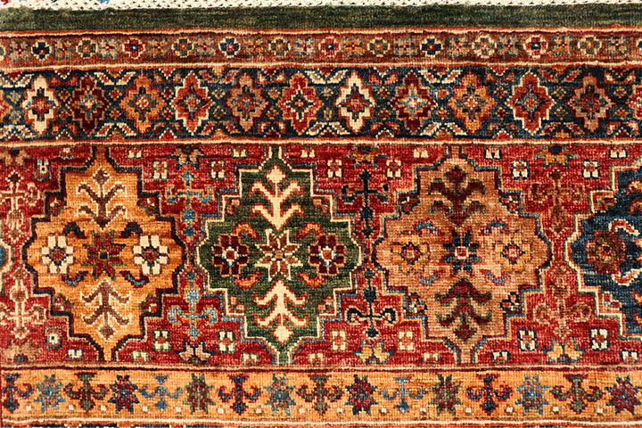 Multi Colored Kazak 4' 9 x 6' 9 - No. 67578 - ALRUG Rug Store