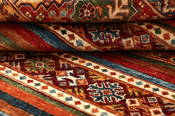 Multi Colored Kazak 4' 9 x 6' 9 - No. 67578 - ALRUG Rug Store