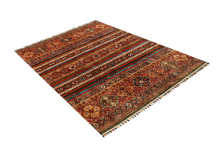 Multi Colored Kazak 4' 9 x 6' 9 - No. 67578 - ALRUG Rug Store