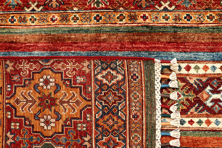 Multi Colored Kazak 4' 9 x 6' 9 - No. 67578 - ALRUG Rug Store
