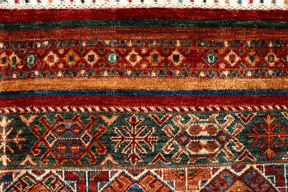 Multi Colored Kazak 4' 11 x 6' 7 - No. 67579 - ALRUG Rug Store