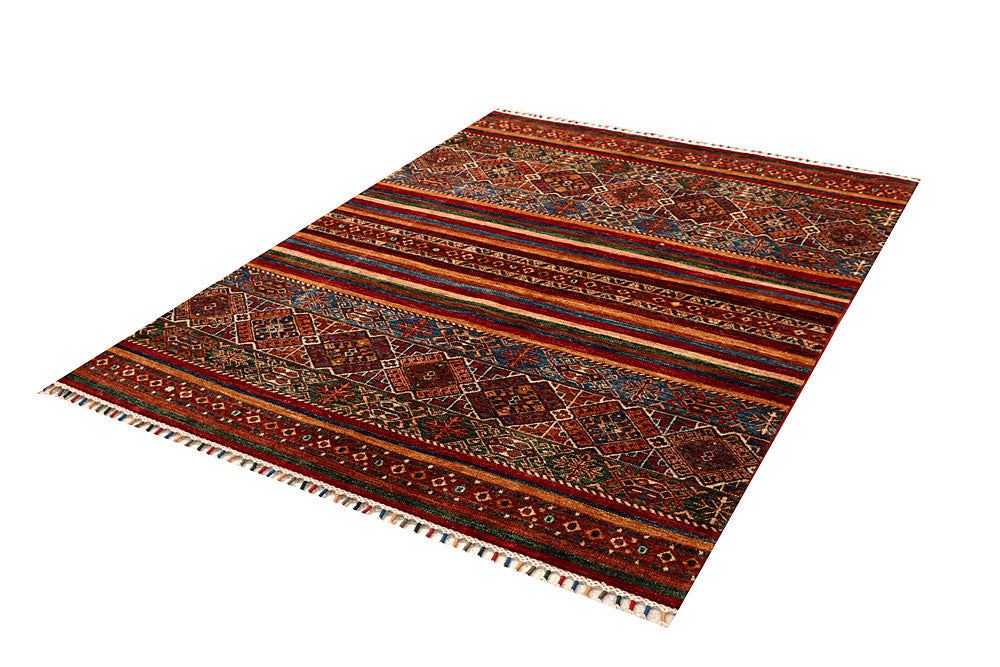 Multi Colored Kazak 4' 11 x 6' 7 - No. 67579 - ALRUG Rug Store