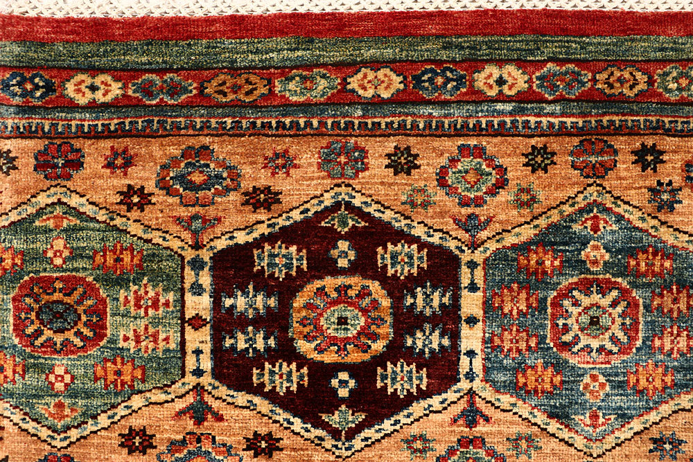 Multi Colored Kazak 5' 1 x 6' 10 - No. 67580 - ALRUG Rug Store